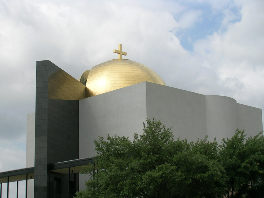St Basil Gilded Dome, Houston, TX